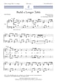 Build a Longer Table SAB choral sheet music cover